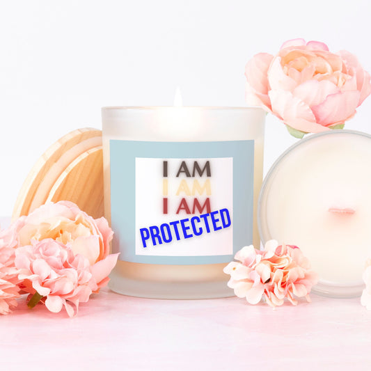 I AM PROTECTED StormLight Affirmation Candle