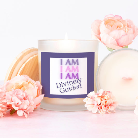 I AM DIVINELY GUIDED StormLight Affirmation Candle