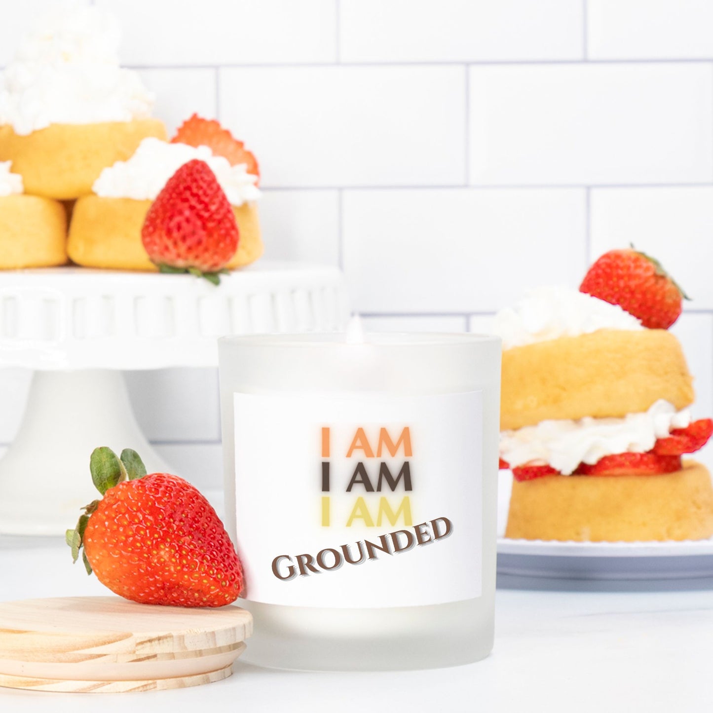 I AM GROUNDED StormLight Affirmation Candle