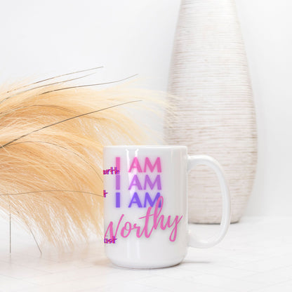 Alchemy Frequency Ceramic Vessel Mug: WORTHY