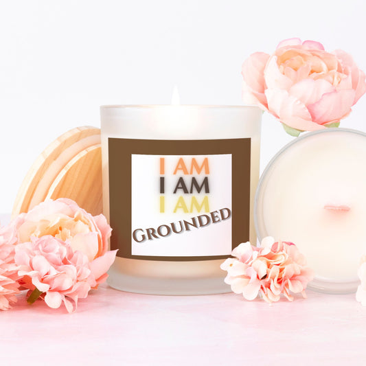 I AM GROUNDED StormLight Affirmation Candle